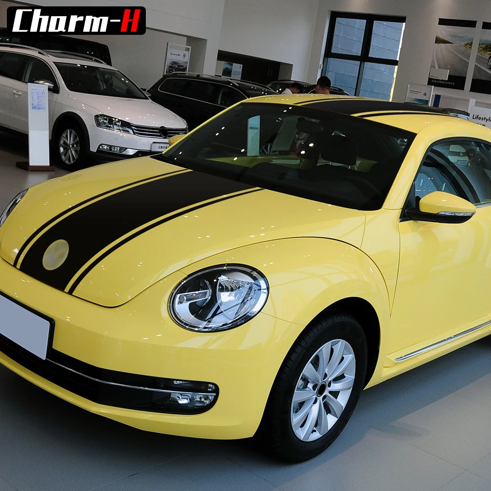 Автомобильный Стайлинг спортивные полосы наклейки комплект кузова для Volkswagen Beetle