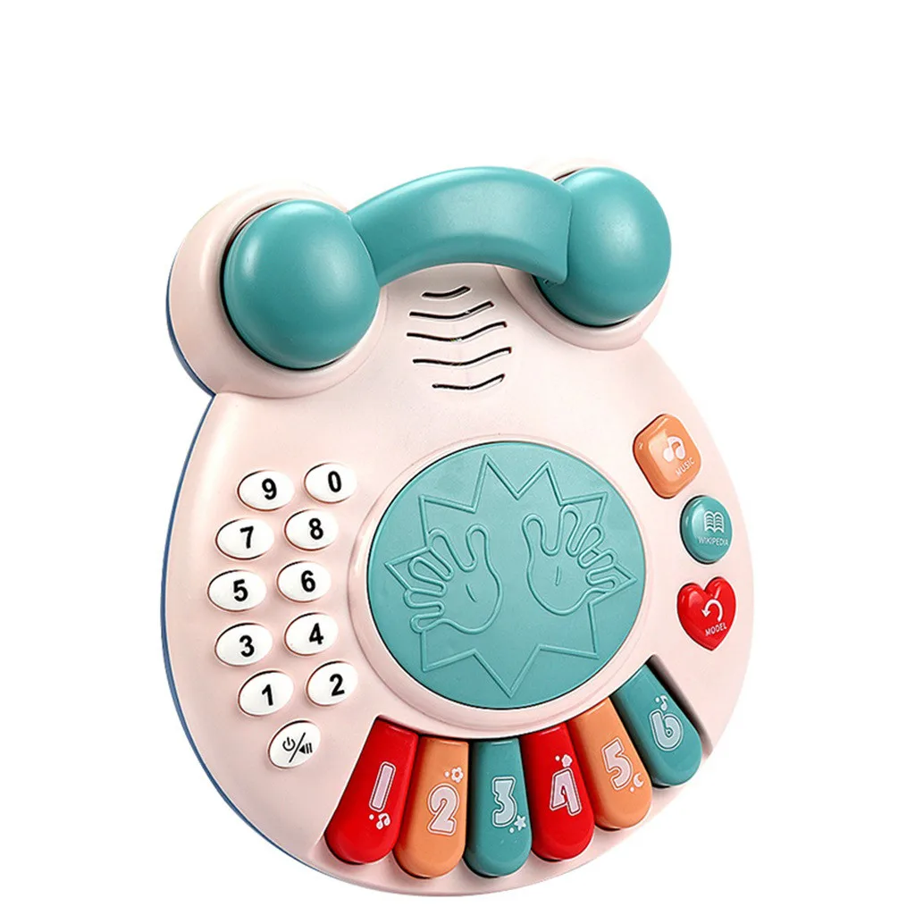 Baby Electronic Musical Toy Keyboard Piano Hand Clapping Drum 2 in 1 Best Gift 2020 Creative Gifts Juguetes para niños#D5 | Игрушки и