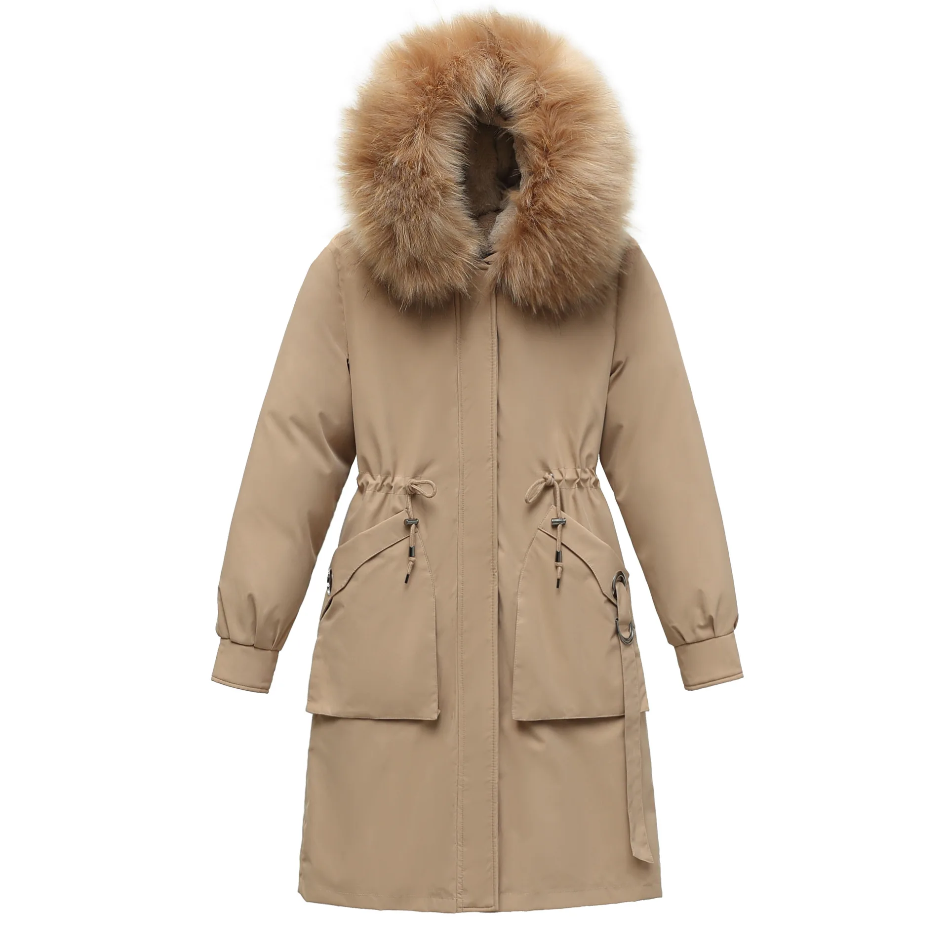 

Зимняя новая стильная стеганая куртка, стеганая куртка, Женская Корейская версия, средней длины, стеганая куртка оверсайз