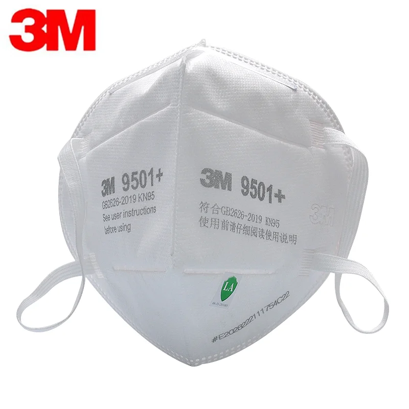 3M 9501 + маска KN95 FFP2 маски для лица противовирусная против твердых частиц PM2.5 смог