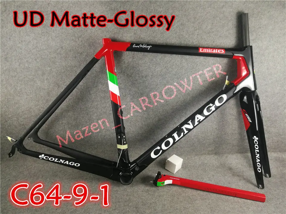 T1100 UD полностью глянцевый черный синий Colnago C64 карбоновая рама+ руль+ седло+ клетки для бутылок+ 50 мм карбоновые колеса Novatec A271 ступицы