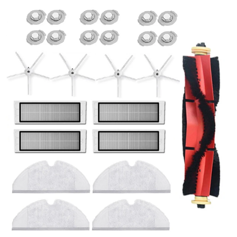 

Съемная основная щетка, моющийся фильтр HEPA для Xiaomi Roborock S6 S60 S65 S50 MAX T6, тканевые запасные части для мытья