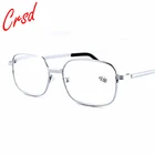 Модные новые очки для чтения с металлической полной оправой простые мужские женские универсальные очки для чтения для пожилых людей от + 1,0 до + 4,0