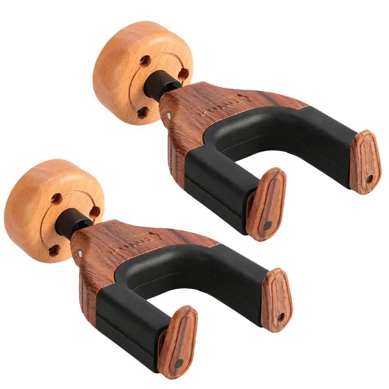 Вешалки для гитары 2 шт. профессиональная подвеска на стену деревянный держатель