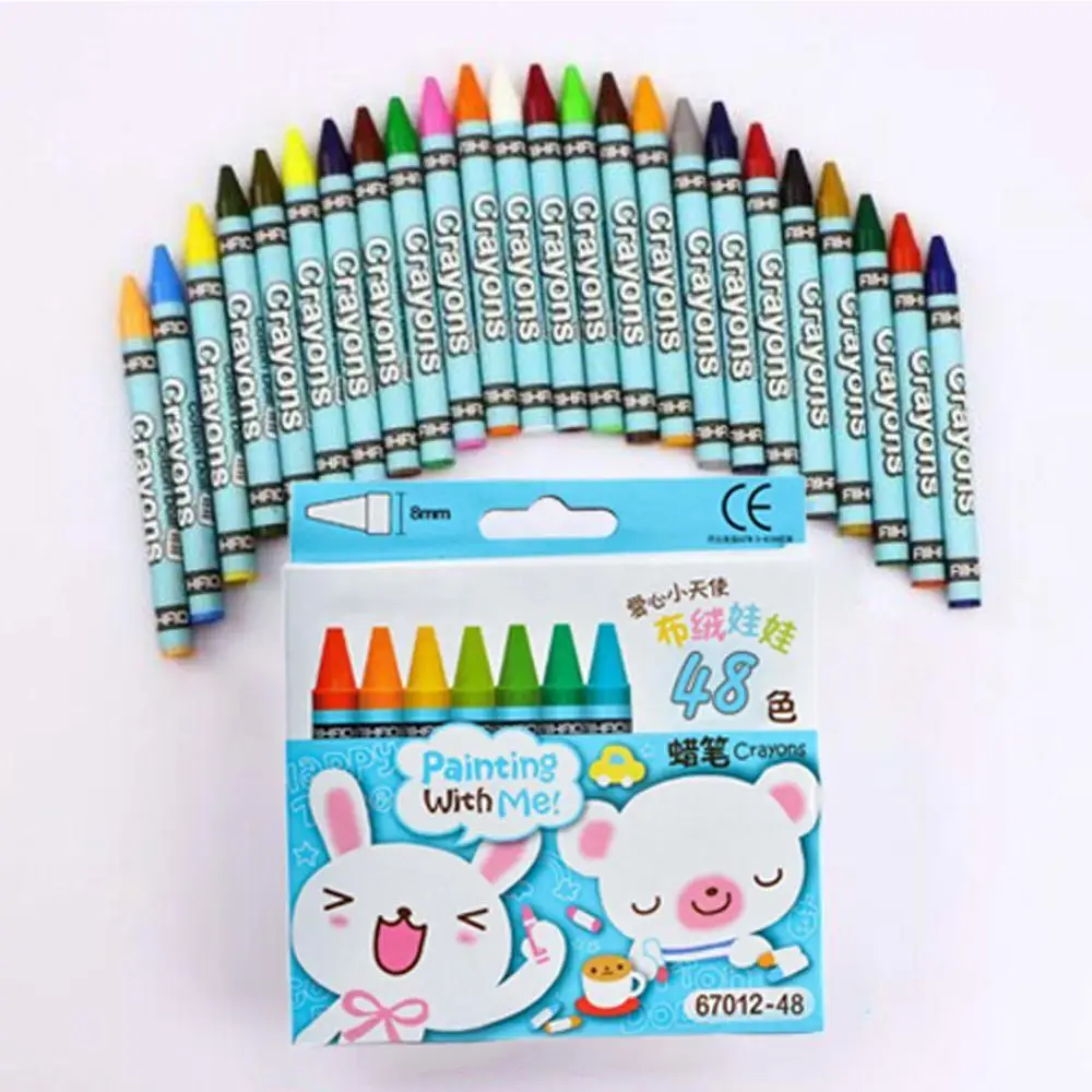 48/64 г. Классический цветной нетоксичный бездымный Шелковый Гладкий моющийся