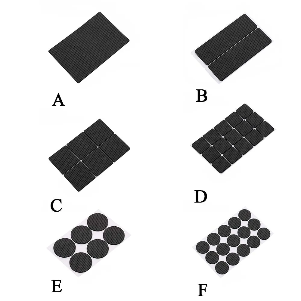 2/4/12/30pcs Soft Thickening Bumper Chair Fittings Self-Adhesive Floor Protector Anti-Slip Mat Anti Rub Furniture Leg Pads | Мебель