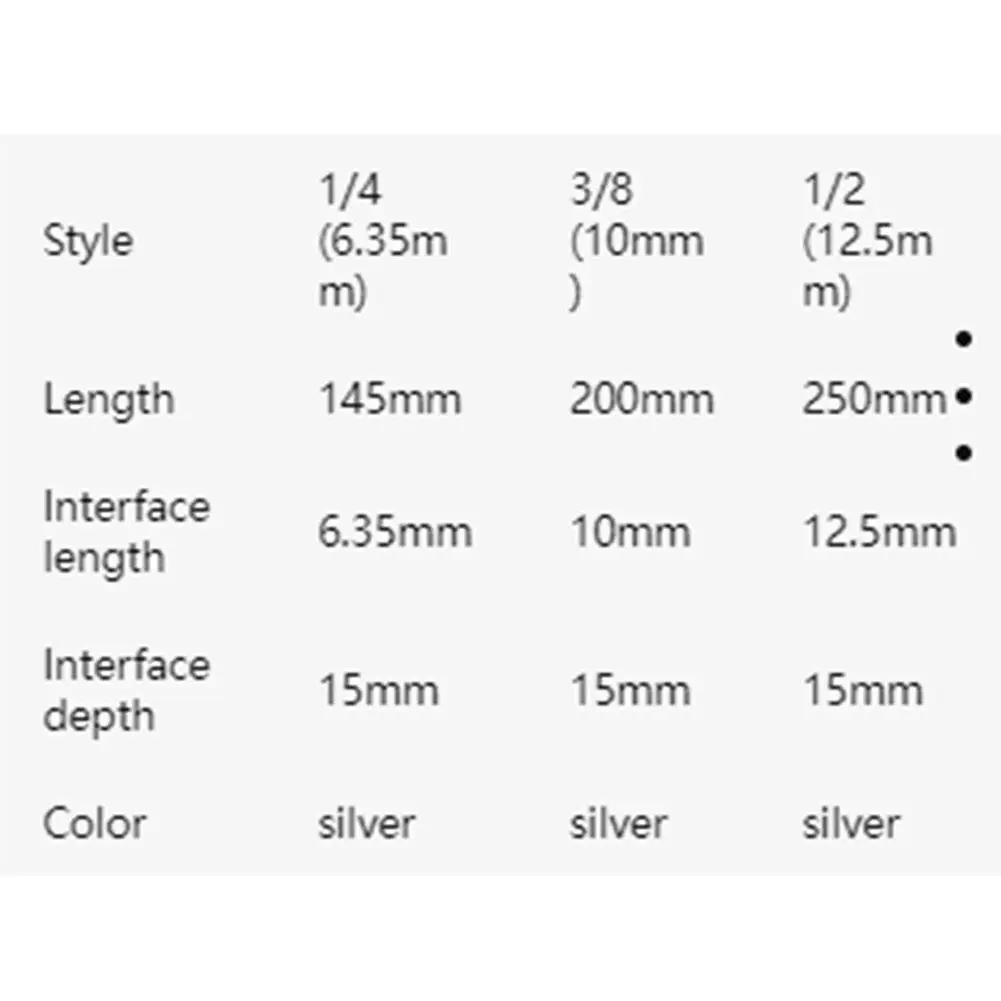 Инструмент для удлинения втулки электрического гаечного ключа Универсальный
