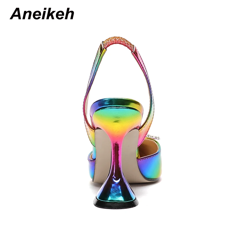 Туфли лодочки Aneikeh из искусственной кожи женские пикантные фетиш туфли без