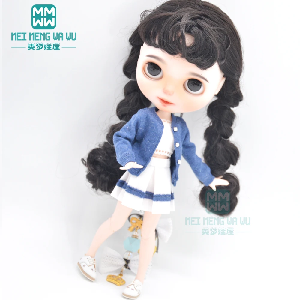 1 шт Blyth Кукла одежда розовый свитер кардиган юбка для Azone OB23 OB24 1/6 Аксессуары