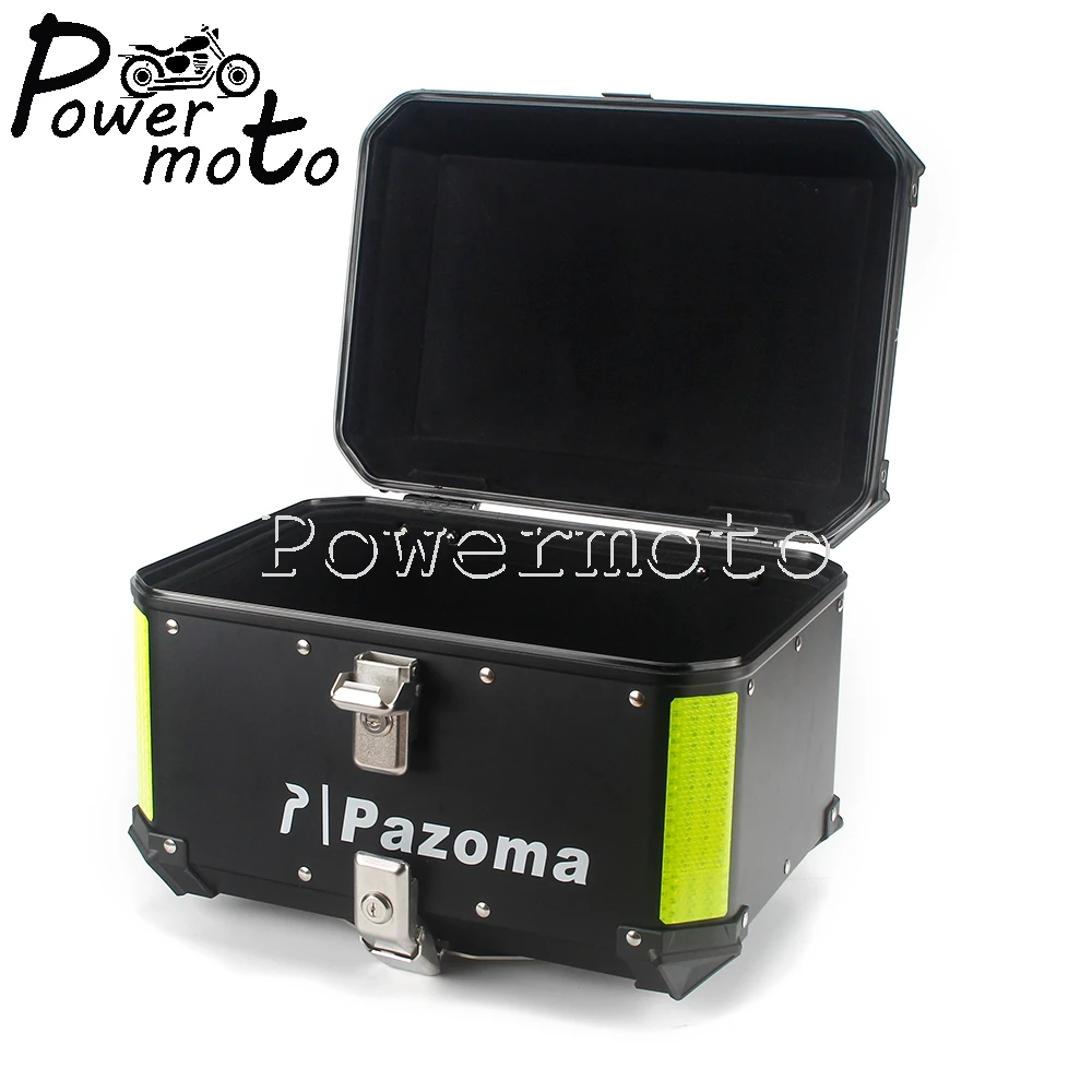 للبيع الألومنيوم دراجة نارية مقاوم للماء الإفراج السريع ث/جبل أطقم الخلفية الأمتعة حقيبة التخزين الجانب العلوي صندوق صندوق لسيارات BMW سكوتر دراجة ...