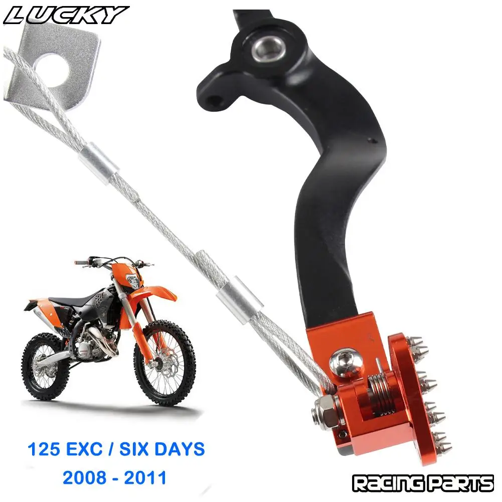 

Мотоциклетные аксессуары с ЧПУ, задняя педаль тормоза, рычаг для KTM 125 EXC, шесть дней, 125cc, кроссовый велосипед, 2-тактный эндуро 2008 2009 2010 2011