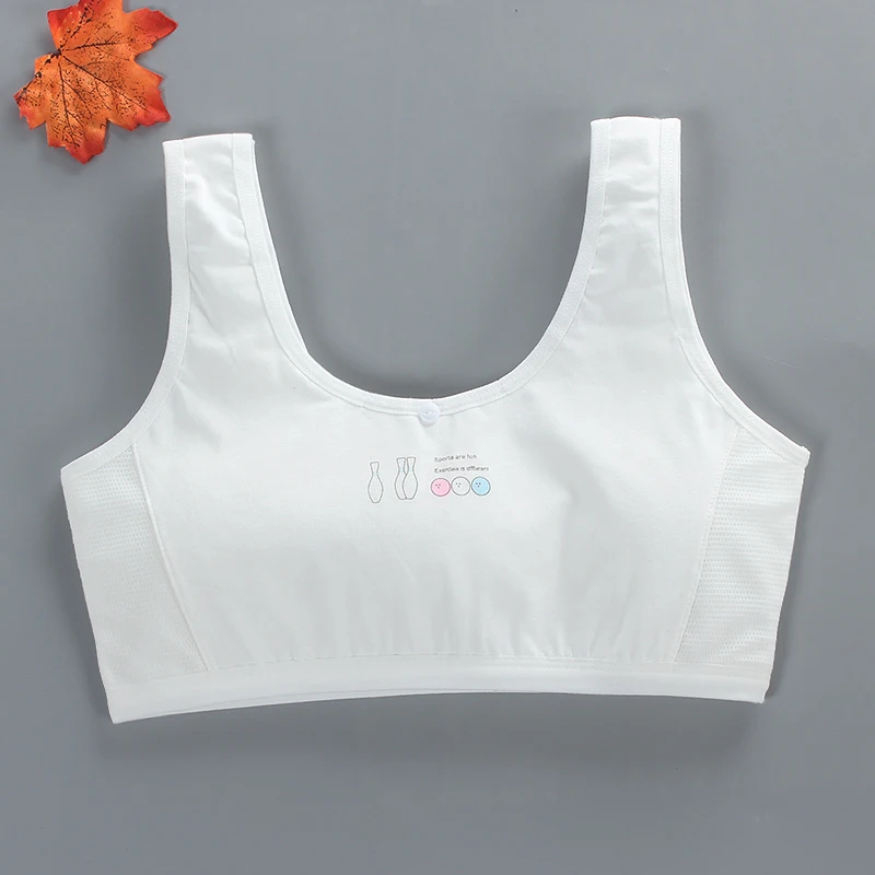 Бюстгальтер для девочек нижнее белье хлопковый/спандекс хипстерские летние