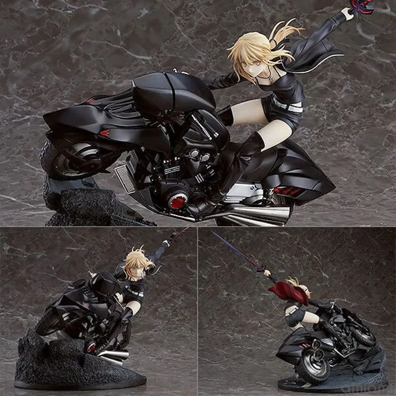 Аниме Fate Grand Order Saber Alter Altria Pendragon с 1/8 масштаб мотоцикла Окрашенные ПВХ Фигурки
