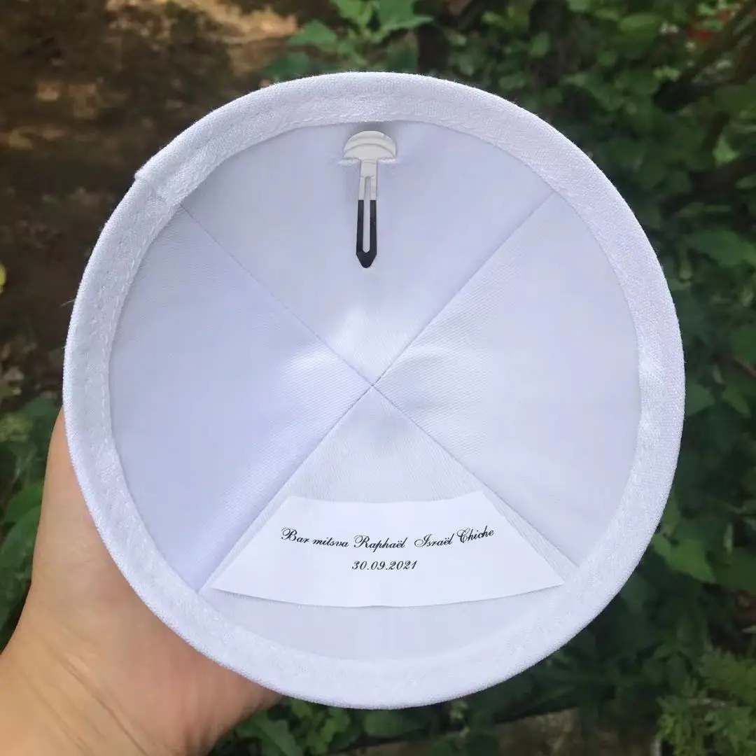Белый льняной KIPPAH KIPPOT KIPA KIPPAS для свадьбы|Мусульманская одежда| |