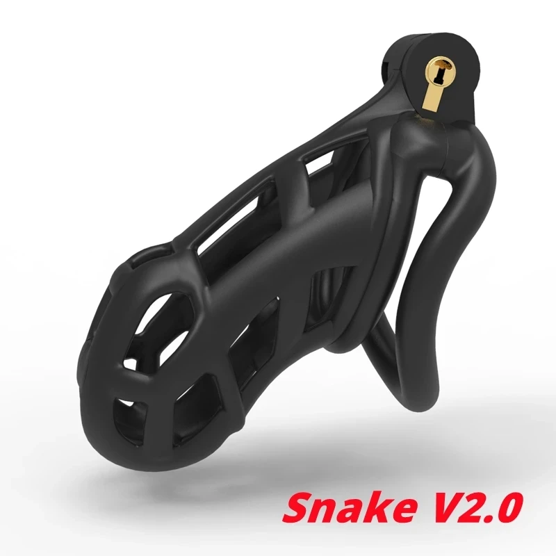Габаритная цена Mamba змея V2.0 клетка на пенис 3D печатное индивидуальное устройство