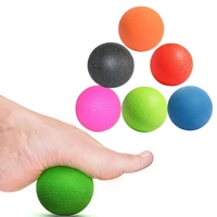 1pc 6 colors lacrosse massage ball for myofascial release fitness therapy gym relax exercise hockey ball for yoga