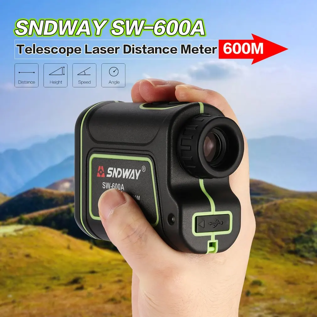 

SW-600A/1000A/1500A Monocular Telescope 600m Laser Distance Meter Trena Laser Tape Range Finder Golf Hunting laser Range Finder