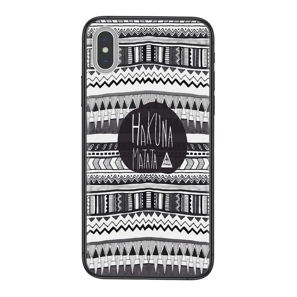 Мягкий чехол для Huawei Honor 8A 8C 8X 9 9A 9I 9X 10 10I 10X 20 20I 20S V10 V40 Lite P9 Hakuna Matata Aztec | Мобильные