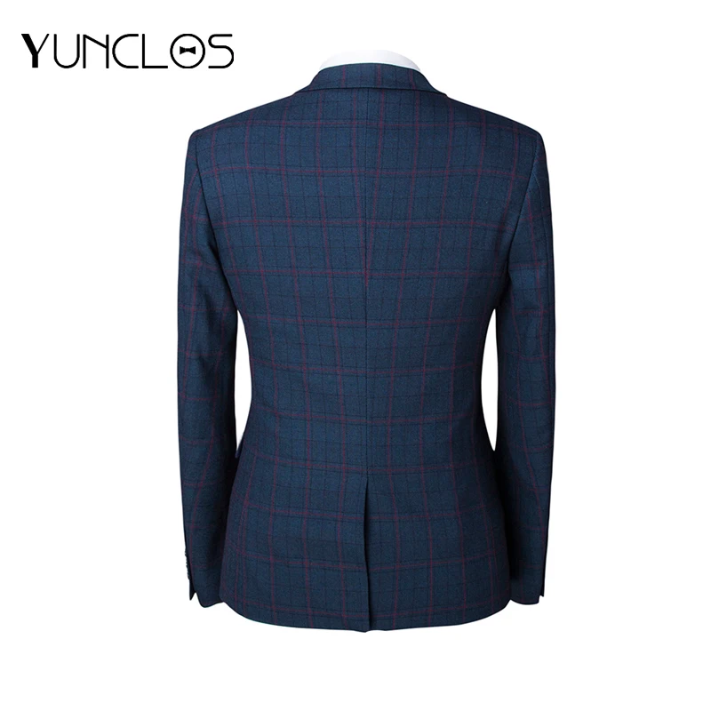 Новый модный костюм из 3 частей деловой мужской жениха для свадебной вечеринки