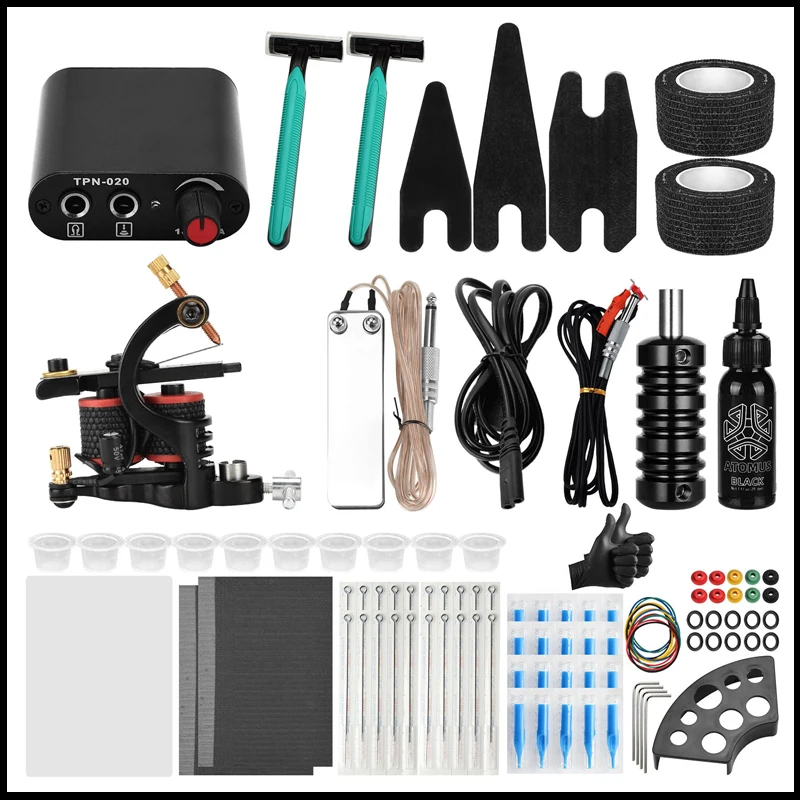 Быстрая доставка дешевый набор для начинающих тату с высококачественными