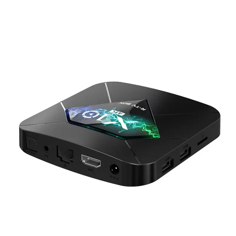 R-Tv Box X10 телеприставка S905W четырехъядерный Android 7 1 сетевой плеер 2G + 16Gb Wifi-Us Plug |