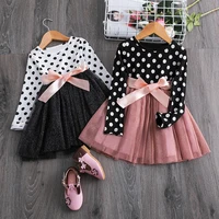baby kids girl winter dress tutu dresses for girl dots clothes children casaul wear clothing 2 to 7 years vestidos