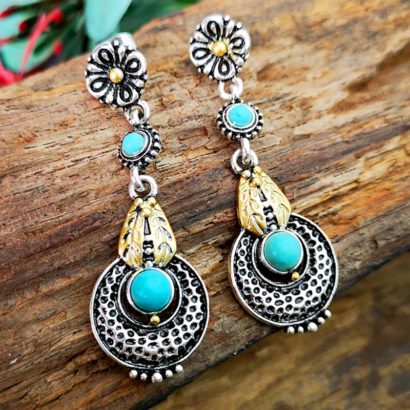 Винтажные длинные висячие серьги для женщин Этнические украшения в виде пчелы