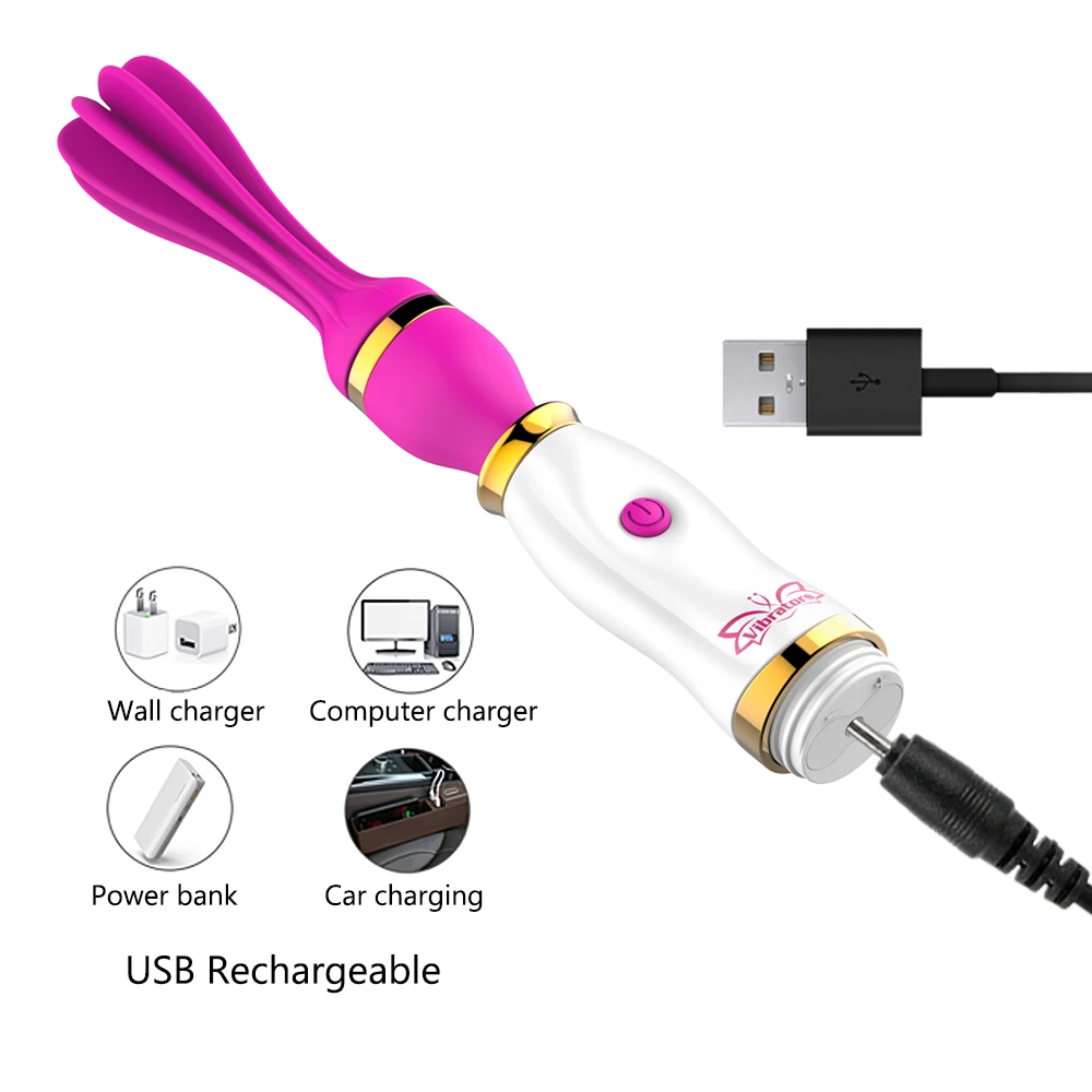 OLO язык лизание клитор стимуляция вращения оральный вибратор AV Stick 12 Скоростей