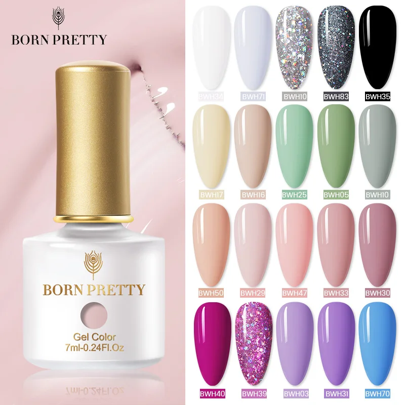 

Гель-лак для ногтей телесного цвета, с блестками, УФ Гель-лак для ногтей Дизайн ногтей