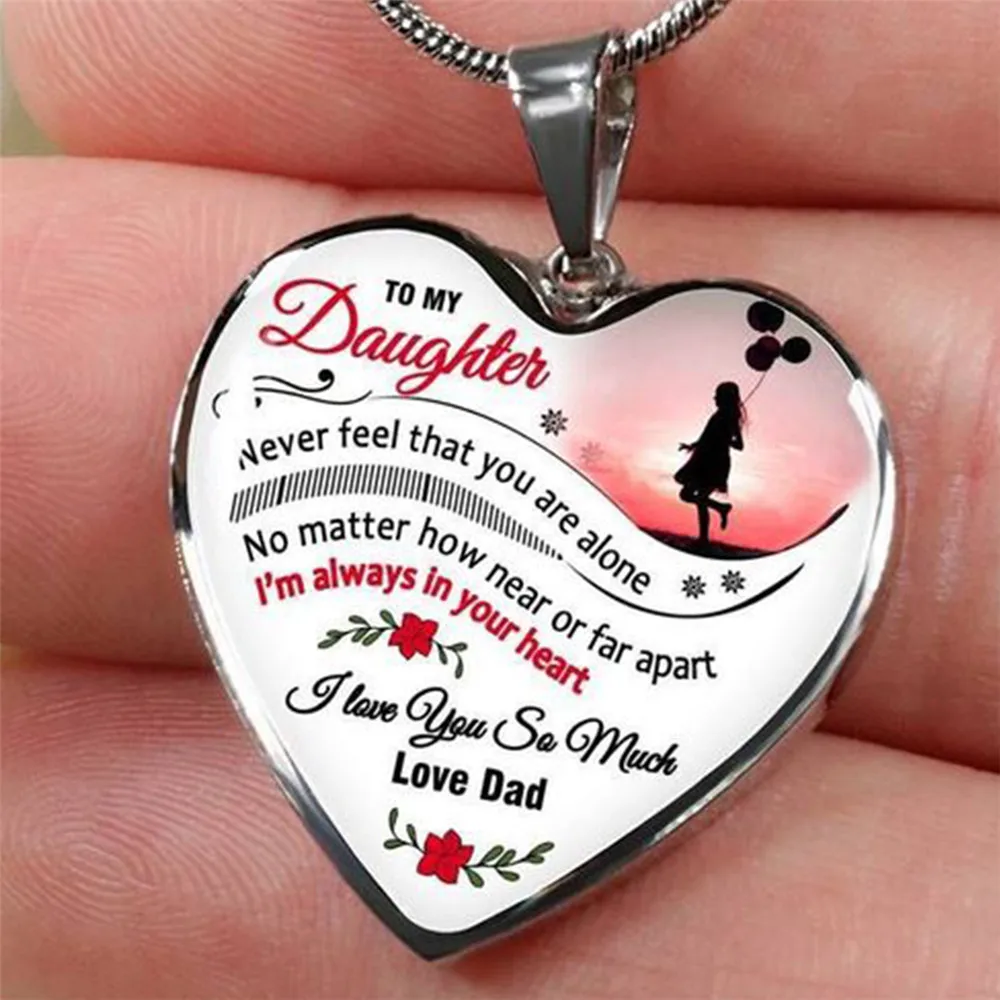 Подвеска для дочери папа никогда не падал что вы одиноки независимо от того как