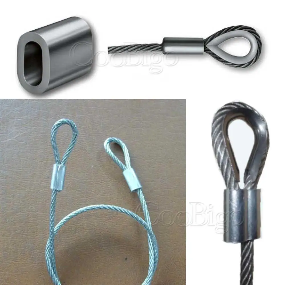 50 шт. алюминиевые зажимы для проводов M1.0 ~ M8.0 | Спорт и развлечения