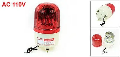AC 110V 10W Красный вращающийся вспышка промышленный предупреждающий сигнал лампа LTE-1101