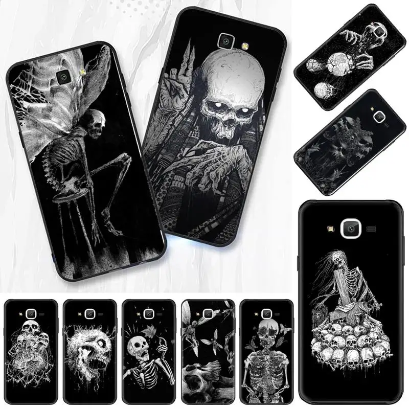 

Gothic Fashion Skull Demon Horror Phone Case For Samsung Galaxy J2 J4 J5 J6 J7 J8 2016 2017 2018 Prime Pro plus Neo duo