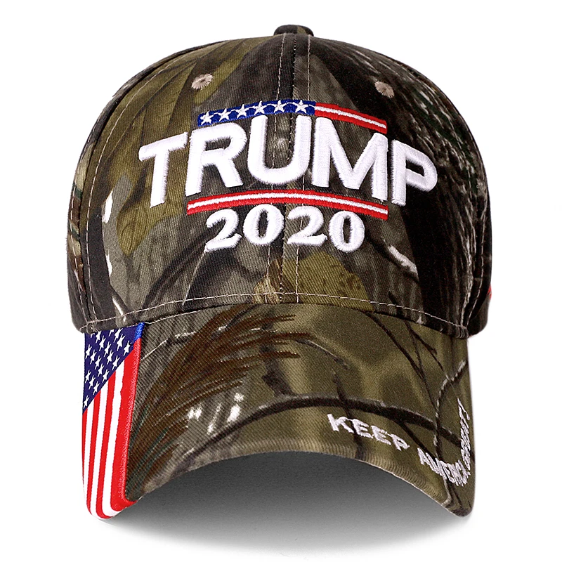 Бейсболка с вышивкой Keep America Great Camouflage повседневная хлопковая бейсболка в стиле