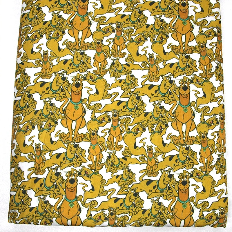 Мультяшные собаки полиэстер хлопок ткань шитье стеганые ткани рукоделие
