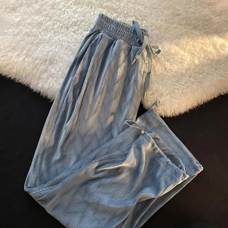 

Уличные Свободные повседневные брюки для мужчин и женщин, весна-осень, американский стиль, хип-хоп, корейский тренд, спортивные брюки с широ...