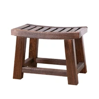 household solid wood small wooden stool wood small bench low stool leisure stool shoe changing stool household door creativity