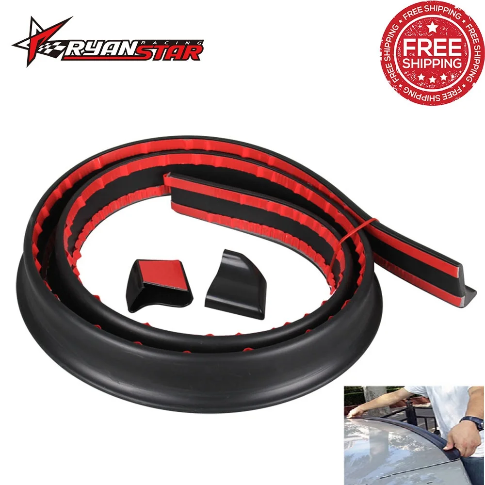 Бесплатная доставка универсальный резиновый мягкий черный Автомобильный задний