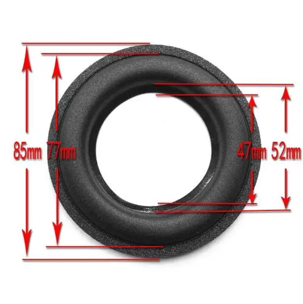 

2pcs 3" inch Speaker foam edge subwoofer repair