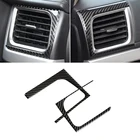 Для Toyota Highlander 2015, 2016, 2017, 2018, боковая рамка из углеродного волокна для вентиляционного отверстия, защитная отделка