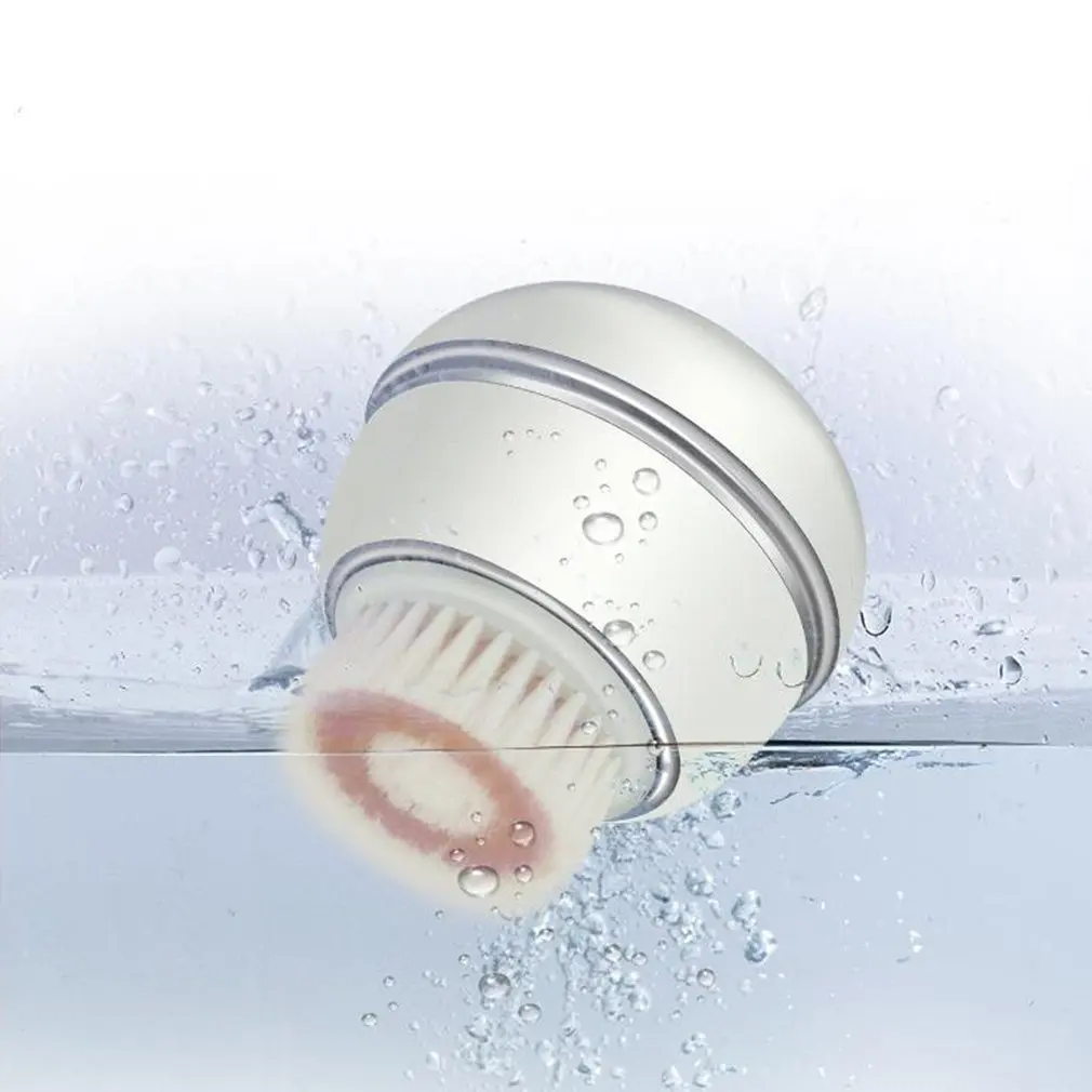 

Ultrasonic Face Brush Beauty Brush Red Wave Ultrasonic Skin Cleaning Flexible Brush Facial Cleaning Massager