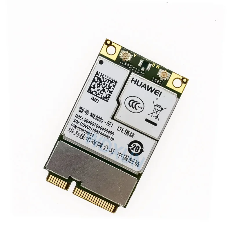Телефон HuaWei ME909s-821 4G CAT4 LTE mini pcie умная полоса с полным покрытием версия B1 B3 B5 B8 B38 B39