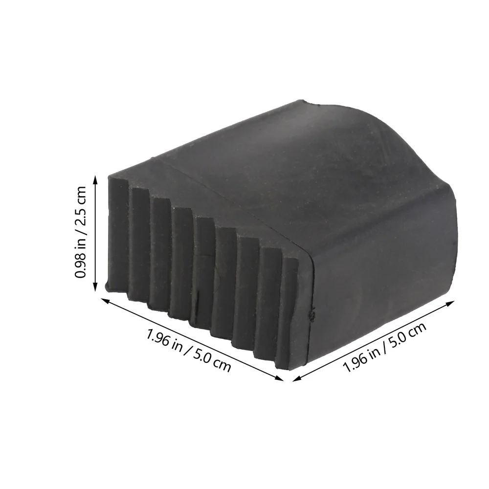 

2Pcs Household Ladder Non-slip Pads Ladder Feet Covers Ladder Accessories Black