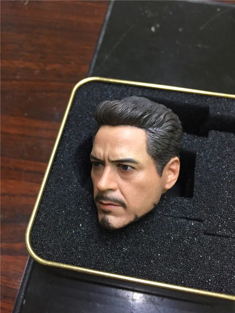 1/6 масштаб Ironman Tony Stark Young/старая голова скульптурная фигура тела DIY фигурки