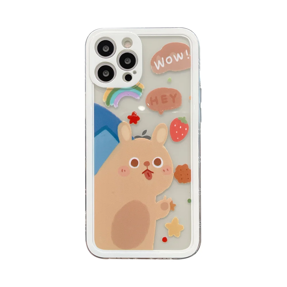 

Funny Animal koala cartoon Phone Case For iPhone 12 11 Pro Max X XS XR Max 7 8 Plus SE 2020 Clear soft silicone protect Cover