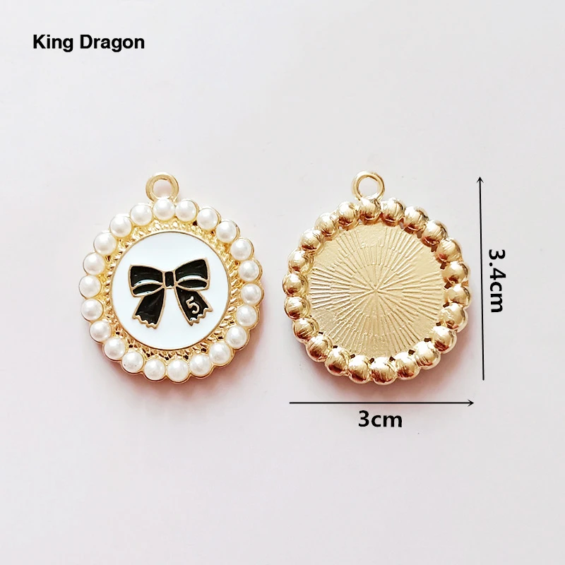 Подвески с жемчужинами и цветами для изготовления ювелирных изделий подвески