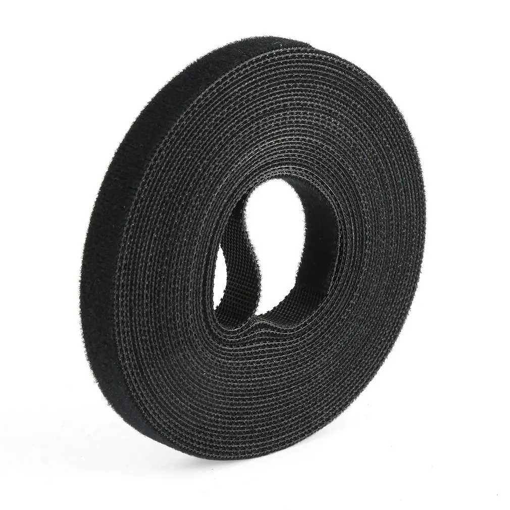 

Black Nylon Cable Manager Winder Cable Clip Ties Belting Magic stickers Strap Magic stickers Professional convenient