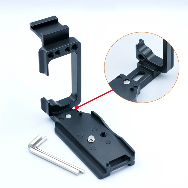 Выдвижной кронштейн типа L для горячего башмака вертикальный быстросъемный