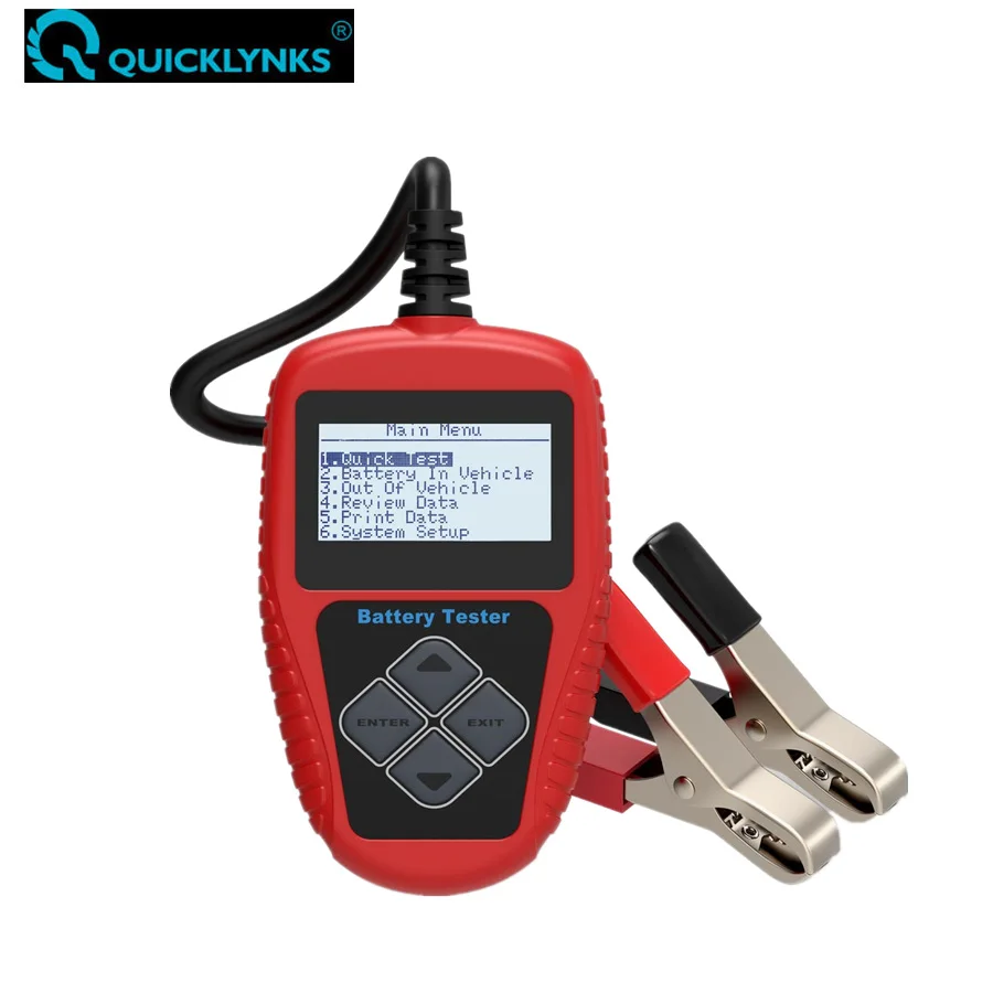 QUICKLYNKS BA101 автомобильный 12V тестер батареи автомобиля BA101 тестер батареи