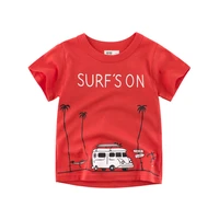 2 10y kids boys t shirt print design baby cotton tops summer clothing toddler fashion t shirt cute children play clothes